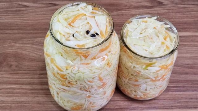 БЫСТРАЯ Маринованная КАПУСТА, ВСЕ ПРОСЯТ ДОБАВКИ!