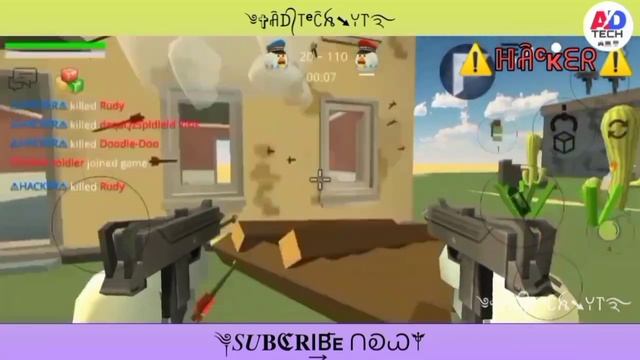 AD TECH- NOOB VS PRO VS HACKER VS GOD VS LEGEND in Chicken gun game смотреть онлайн
