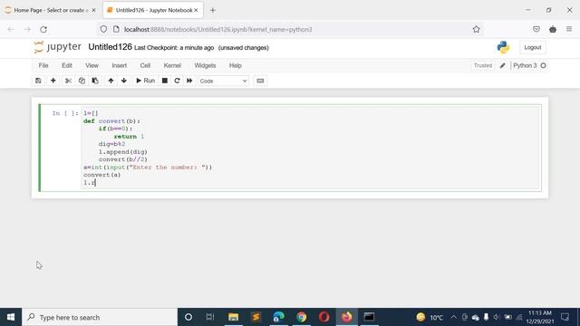Python Program to Find the Binary Equivalent of a Number Recursively смотреть онлайн