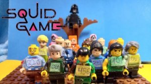 лего игра в кальмара 1 серия (красный зелёный)