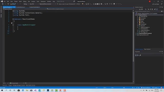 11 - Dependency Injection with MVVM using ReacitiveUI in Xamarin.Forms | AK Academy смотреть онлайн