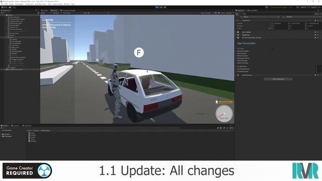 Car Controller for Game Creator - Update 1.1 смотреть онлайн