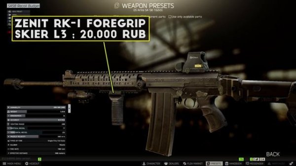 Best SA-58 Builds ; Low Recoil and High Ergonomics - Escape From Tarkov