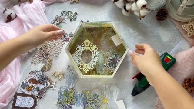 Переделка рамки из Fix Price в лесной 3D пейзаж