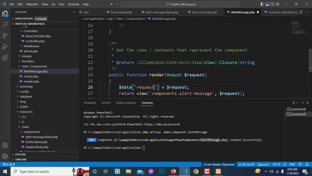 Laravel Part 8 | Flash message by laravel session смотреть онлайн