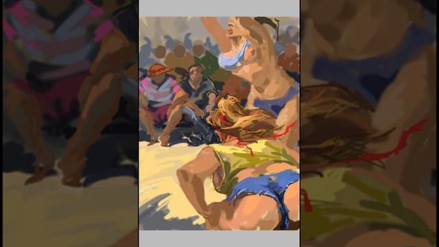 Мужчинам нравится женский волейбол. Комаров Игорь. Цифровая живопись смотреть онлайн