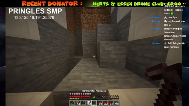 MINECRAFT PRINGLES SMP - LIVE WITH VIEWERS - BEDROCK AND JAVA SUPPORT #13 смотреть онлайн