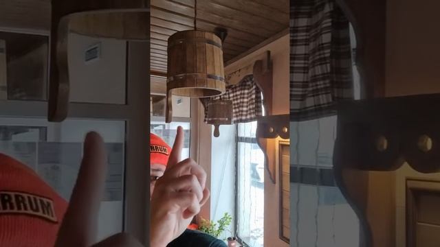 Предбанник. Дизайн. Старые шайки. Освещение. Светильники, Абажуры. смотреть онлайн