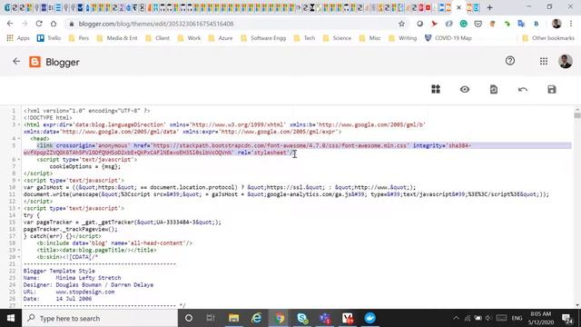 Adding Social Media icons using Font Awesome in to Blogger смотреть онлайн