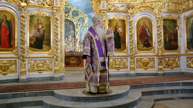 Фрагмент проповедь митрополита Тихона в Крестопоклонную Неделю смотреть онлайн