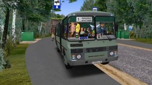 Водитель автобуса ПАЗ 4234, работаю на городском маршруте Omsi 2
