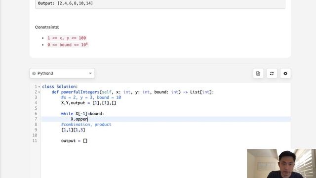 Leetcode - Powerful Integers (Python) смотреть онлайн