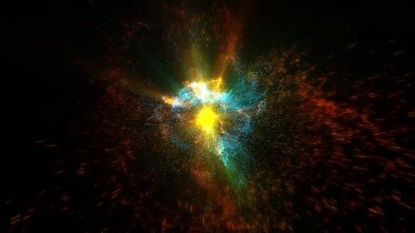 4K Абстракция нейросеть космос.Amazing Space Travel with Calming