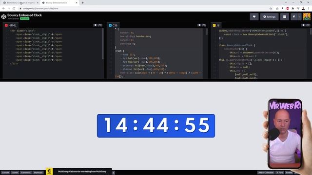 Import Codepen.io code into Elementor | Wordpress Tutorial смотреть онлайн