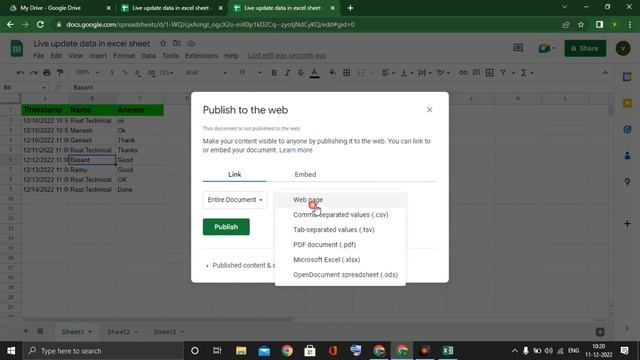 How to Import Live Data From Google Sheets to Excel for Reporting смотреть онлайн