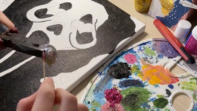 Рисую картину «крик» ??｡ Art Vlog ｡ смотреть онлайн