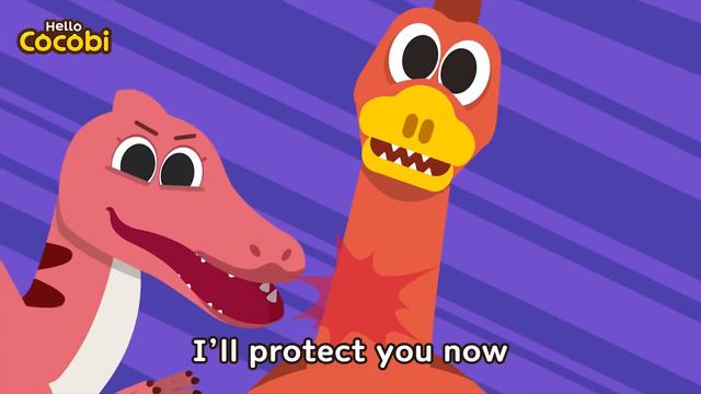 🦖Scary Dinosaurs Compilation | Tyrannosaurus Rex and More! Cartoon & Song for Kids | Hello Cocobi смотреть онлайн