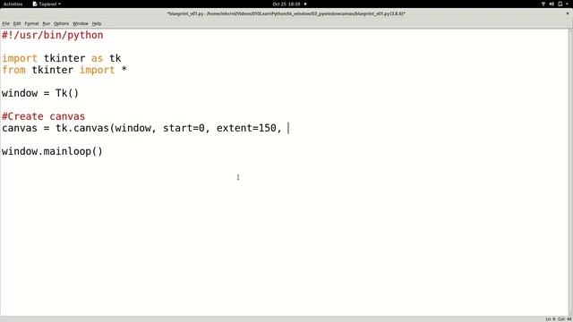 Python3 GUI Programming with Tkinter (Tutorial 003) - Window with canvas смотреть онлайн