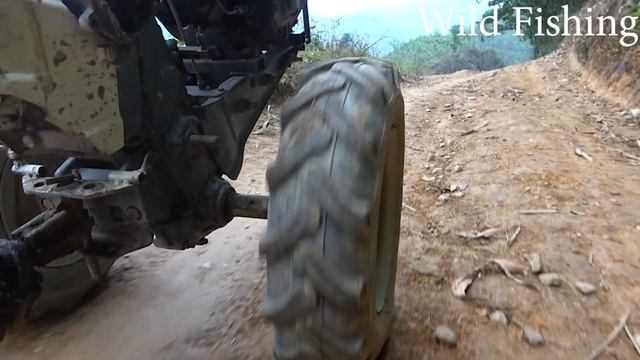 Unique Fishing With Tractor, Catch Many Fish With An Iron Cage Modern | Wild Fishing