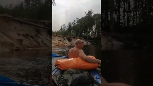 Лесной пожар в Рязани 2022. Попали почти в самое пекло на байдарке! смотреть онлайн