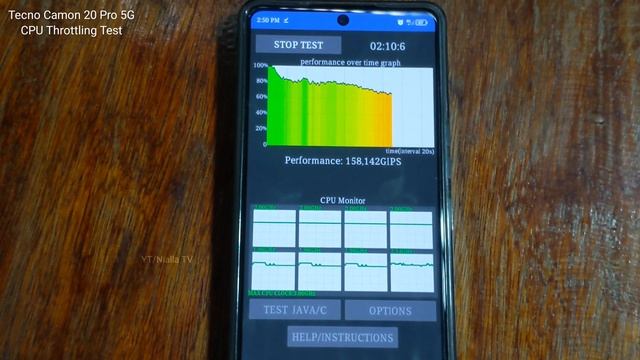 CPU THROTTLING TEST - TECNO CAMON 20 PRO 5G! - NIALLA TV смотреть онлайн