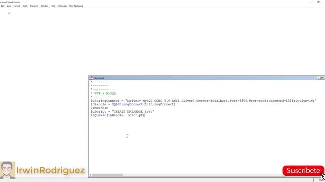 Visual FoxPro 9.0 y MySQL v8 - Crear Base de Datos, Tabla y Consulta смотреть онлайн