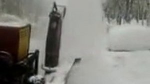 испытание снегоротора на т-25