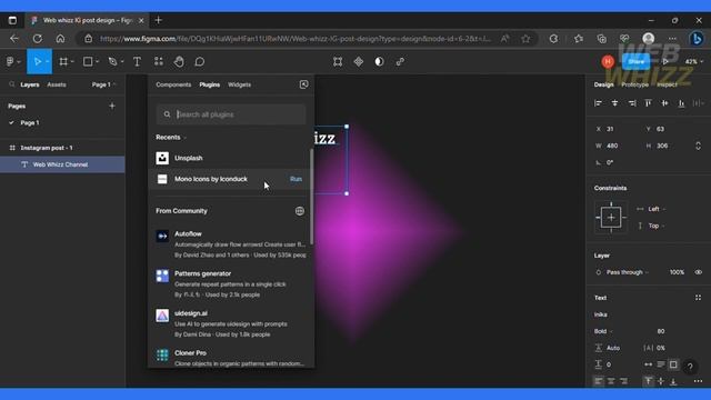 How to Make Social Media Post in Figma (2023) Tutorial смотреть онлайн
