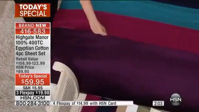 HGM 400TC 100% Egyptian Cotton 4piece Sheet Set смотреть онлайн