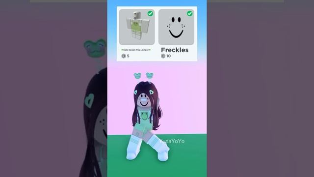 ROBLOX FROG GIRL OUTFIT - 335 ROBUX // YunaYoYo смотреть онлайн