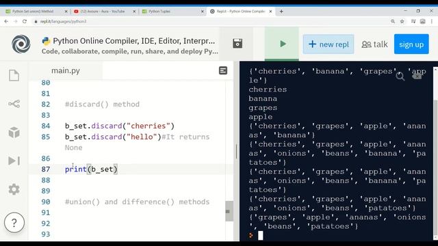 Python for Beginners | Sets смотреть онлайн