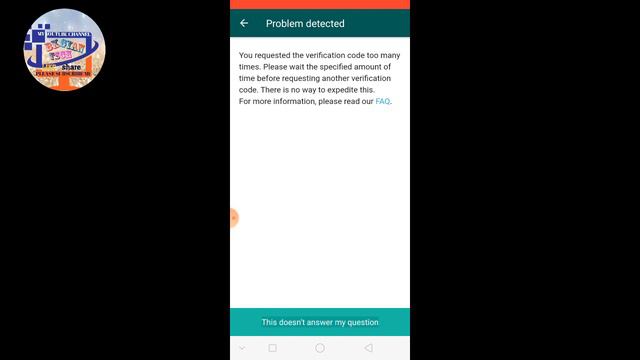 Whatsapp verification code learn more problem | how to fix WhatsApp learn more problem 2021 смотреть онлайн