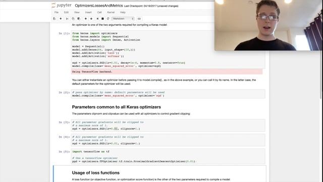 Optimizers Losses And Metrics - Keras смотреть онлайн