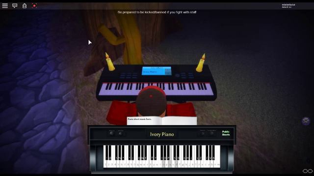 YMCA - Crusin' by: Village People on a ROBLOX piano. смотреть онлайн