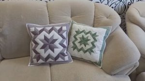 Как сшить лоскутную подушку