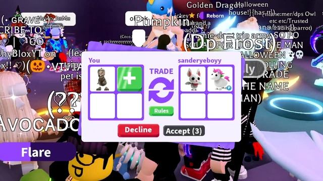 I Traded My SKELE-REX in A RICH ADOPT ME Server (Roblox trade proof) смотреть онлайн