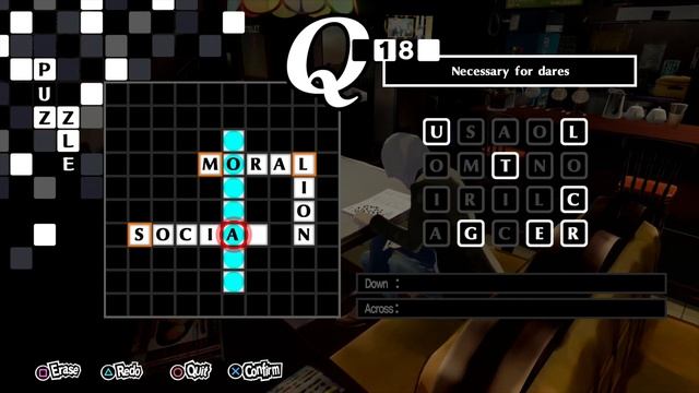 Persona 5 Royal - Crossword Answer Necessary For Dares Question 18 смотреть онлайн