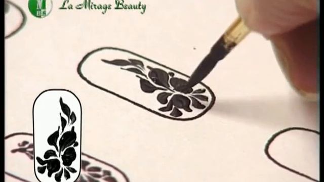 Миниатюрная роспись ногтей - 2 часть смотреть онлайн