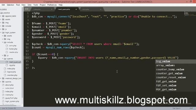 advanced login system using jquery and php with ajax(part 2) смотреть онлайн