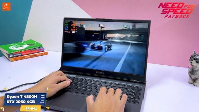 Test Game Trên Lenovo Legion 5 15ARH05H | Ryzen 7 4800H | Ram 16GB | RTX 2060 | 144Hz