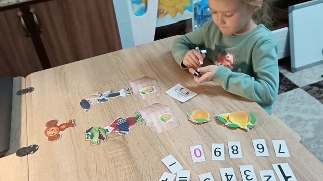 Люба 5 лет. Учимся решать задачи смотреть онлайн