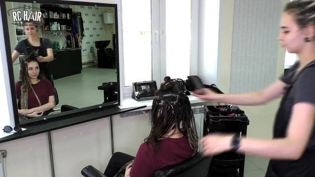 Как плести Безопасные дреды. Как крепить Де дреды (вплетение). смотреть онлайн