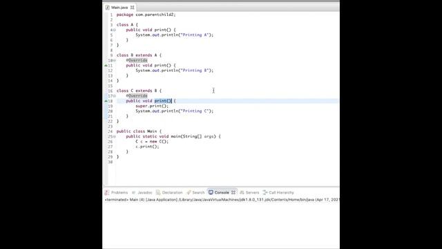 Java Inheritance | Morgan Stanley, Adobe, VMware Company written & interview | Parent Child in Java смотреть онлайн