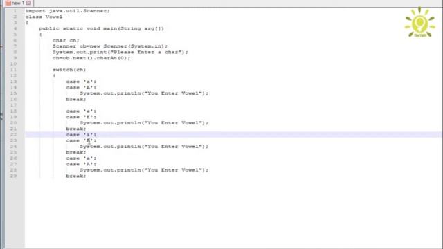 How to use switch statement in java | how to get character input in java смотреть онлайн