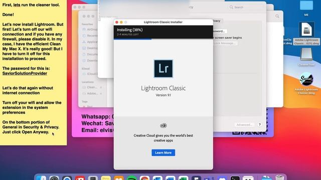 Adobe Lightroom Classic Software Installation Video Tutorial for Mac смотреть онлайн