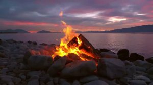 Шрила Прабхупада  джапа (гитара, огонь) - japa meditation (guitar, fire)