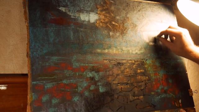 Cекретный инструмент для масляной пастели. Общий рассказ о своей технике. смотреть онлайн