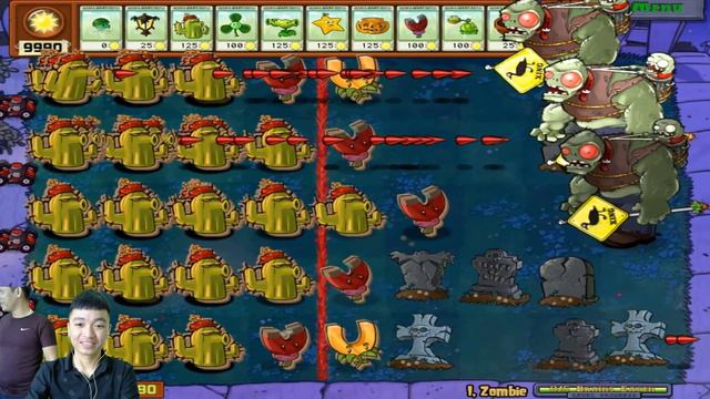 99999 Cactus vs Dr,Zomboss - Plants vs Zombies Minigames Zombotany 2 смотреть онлайн