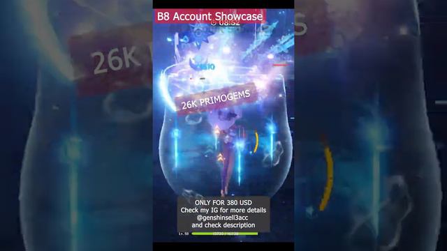 B8 $380USD | Showcase 04 | Sell Genshin Impact смотреть онлайн