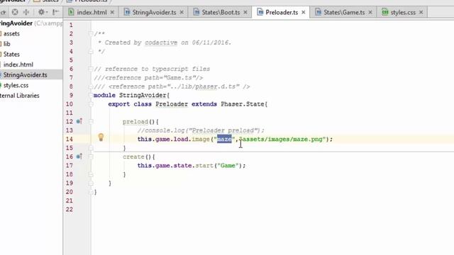 איך לבנות פרוטוטייפ של משחק String Avoider ב-Phaser ו-TypeScript смотреть онлайн